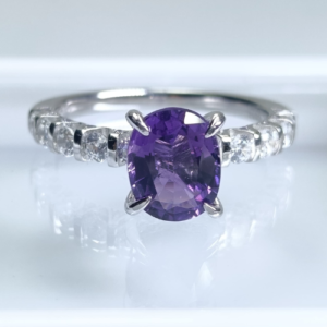 Oval Amethyst Ring
